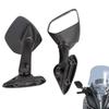 For Yamaha XMAX 300 400 125 250 2017 2018 2019 Motorcycle Side Mirror Black Plastic Rearview Mirror Motorbike Accessories