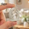 Small Desktop Art 3D Printed Holy Family Ornament, Abstract Crescent Sculpture with Statue Star, Religious Decoration for Christmas Fireplace