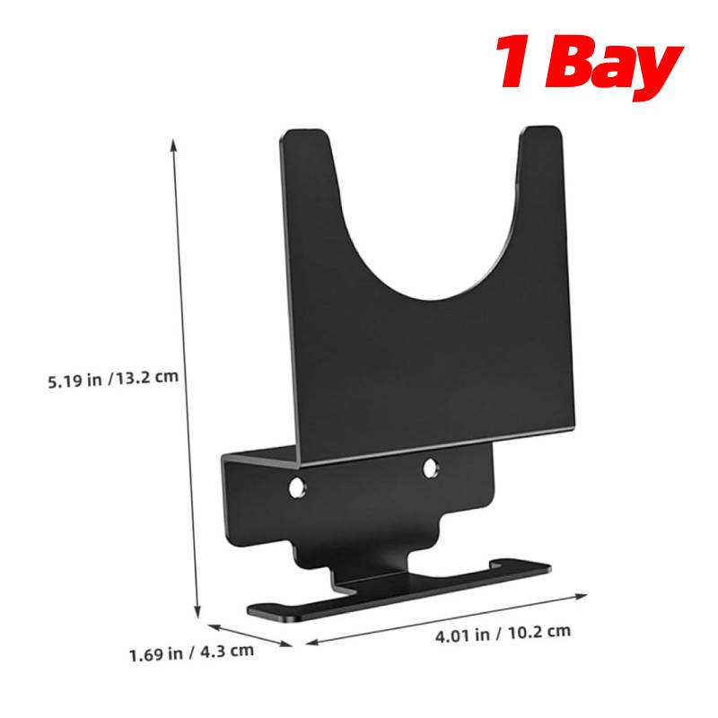 3/2/1 Bay Angle Grinder Holder Angle Grinder Wall Mount Bracket Cord Hanger Storage Rack Power Tools Rack for Cutters Polishers