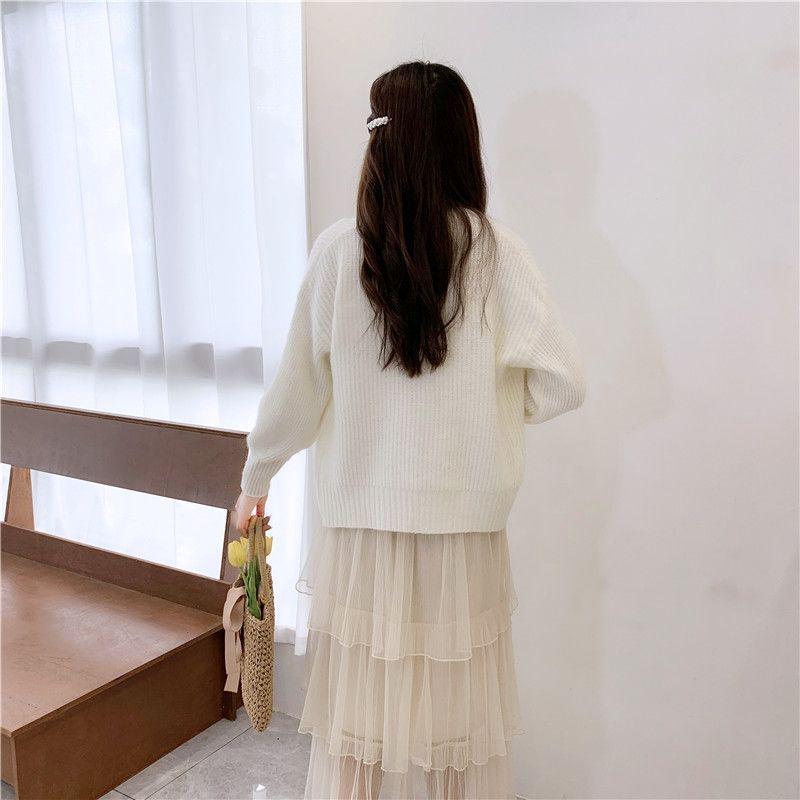 2025 Herbst Damen Lockerer Cardigan Pullover - Lässiger Kurzstrickwaren Trend