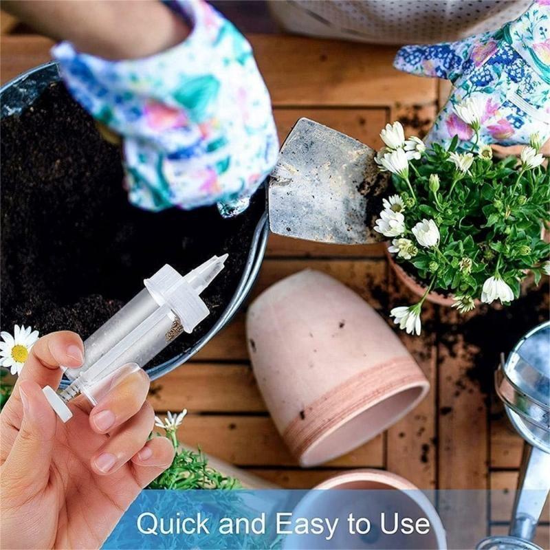 Mini Aussaatspender Garten Sämaschine Pflanzgefäß Manuell Blumentopf Blumenbeet Gartenwerkzeug Zubehör X3UC