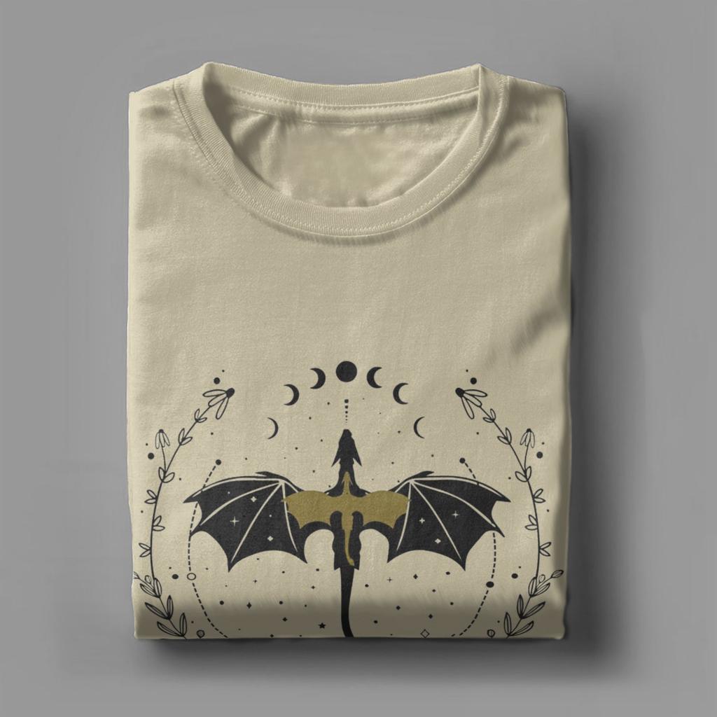 Casual Basgiath War College  Violet Sorrengail Tshirts For Men Women Crewneck Short Sleeve Top Tee  Cotton Summer Clothes