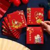6pcs Cartoon 2026 New Year Red Envelope Cute Horse Traditional Chinese Lucky Money Packet Year of Horse Blessings Lucky Pockets