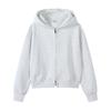Veste Cardigan à Capuche Fermeture Éclair Poids Lourd Style Coréen Tendance pour Femmes - Sweatshirt Décontracté Automne 350g.