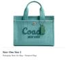 COACH Cargo Green Charm Tote Bag, Shopping Bag, Shoulder Bag, Crossbody Bag, Handbag Medium Women's Ivy CBG46-LHIVY