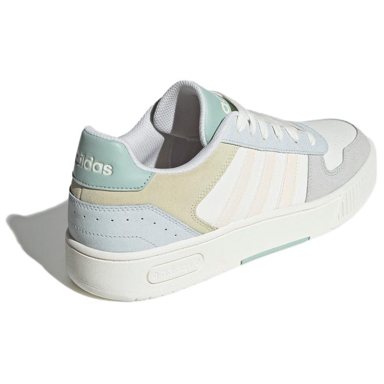 Adidas Neo D-Pad Comfortable Low-Top Skate Shoes Unisex Skate Shoes White Gray JI2549