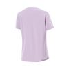 Li-Ning Comfortable Versatile Simple Solid Color Round Neck Short Sleeve T-Shirt Women Tops Twilight-Purple ATSV044-5