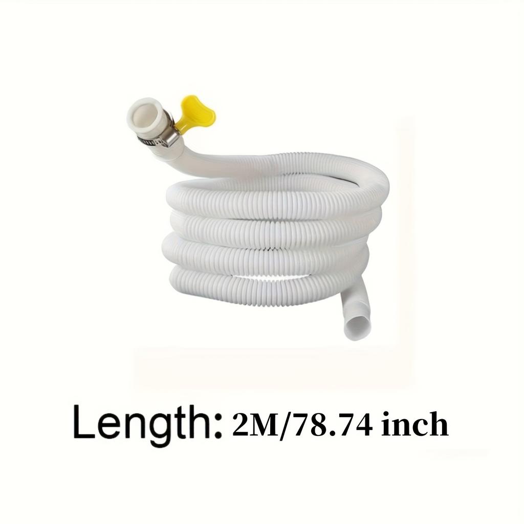 Multifunktionellt förlängningsrör för kran med klämma, Enkel installation, Sammanlåsande huvud- och svansdesign, Plastmaterial för trädgård, badrum, kök