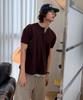 MOOD INSIDE Ribbed Muscle Henley Neck Half Tee_8 Colors (B Type)