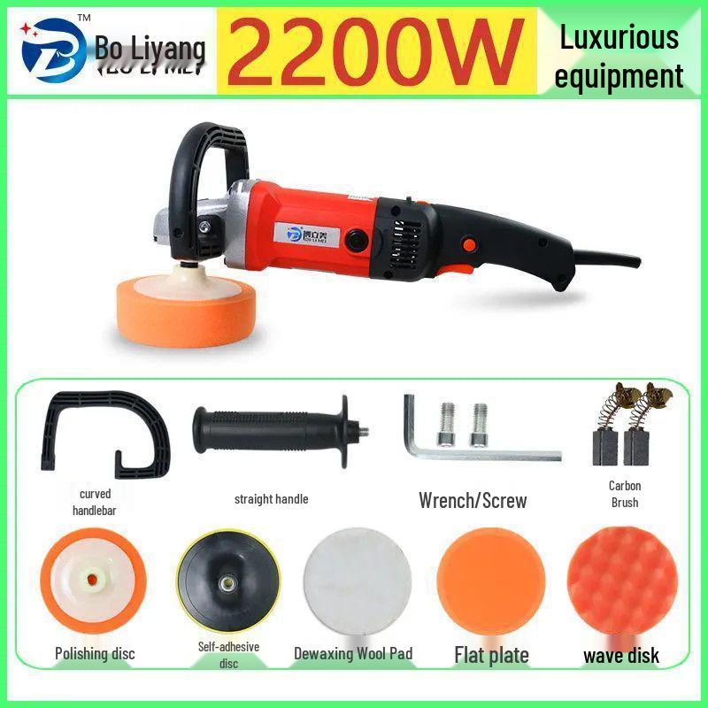 Electric Mini Car Polisher Waxing Tool for Scratch Repair and Household Use