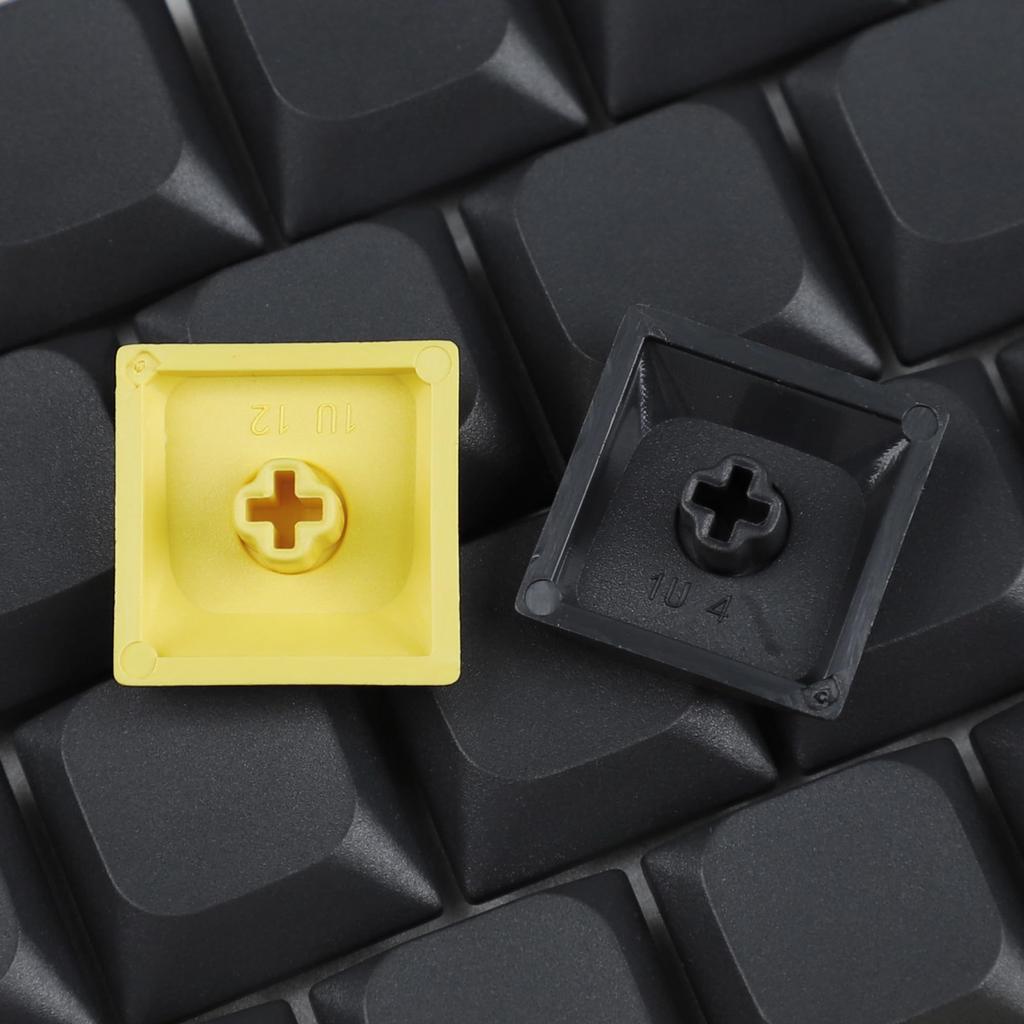 YMDK Gantelman 119 Ultra Slim MX Low Profile Blank PBT Keycaps for MX 61 64 68 75 84 87 96 108 Layout Mechanical Keyboard (Keycaps Only)
