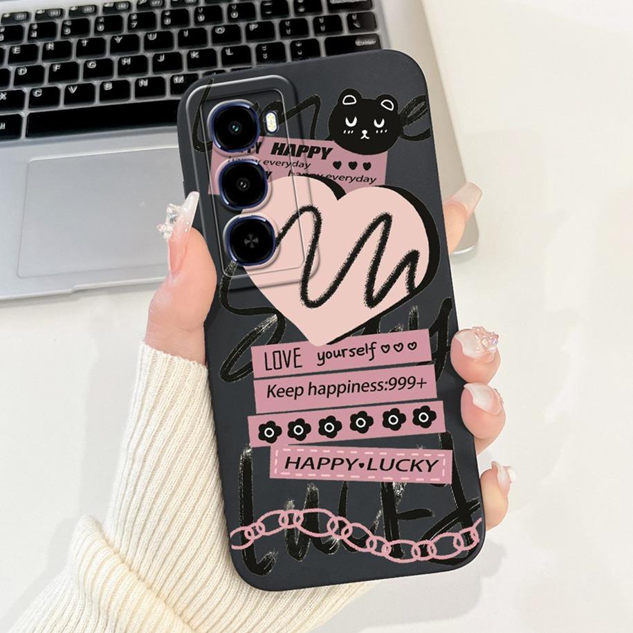 For Itel City 100 Case Luxury Sunset Marble Painted Soft Liquid Silicone Shockproof Cover For Itel City 100 2025 City100 4G Capa