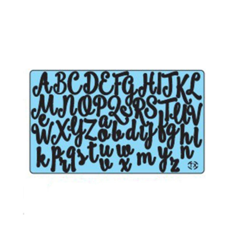 

с кистью Алфавит Тисненый Форма для резки Прямоугольник Инструменты для украшения торта из мастики Шоколад random color