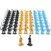 49pcs Mini Medieval Soldier Figurines Detailed Miniature Soldiers for Diorama Tabletop RPG War Games Historical Collectibles ZSY