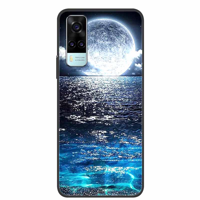 For vivo Y31 2021 Case Shockproof Soft silicone TPU Back Cover For Vivo Y53S 4G Y31 2021 Y 31 Case V2036 Phone Case Cute Cartoon