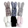 For iPhone 16e Case Plush Cute Bunny Winter Fluffy TPU Phone Cover