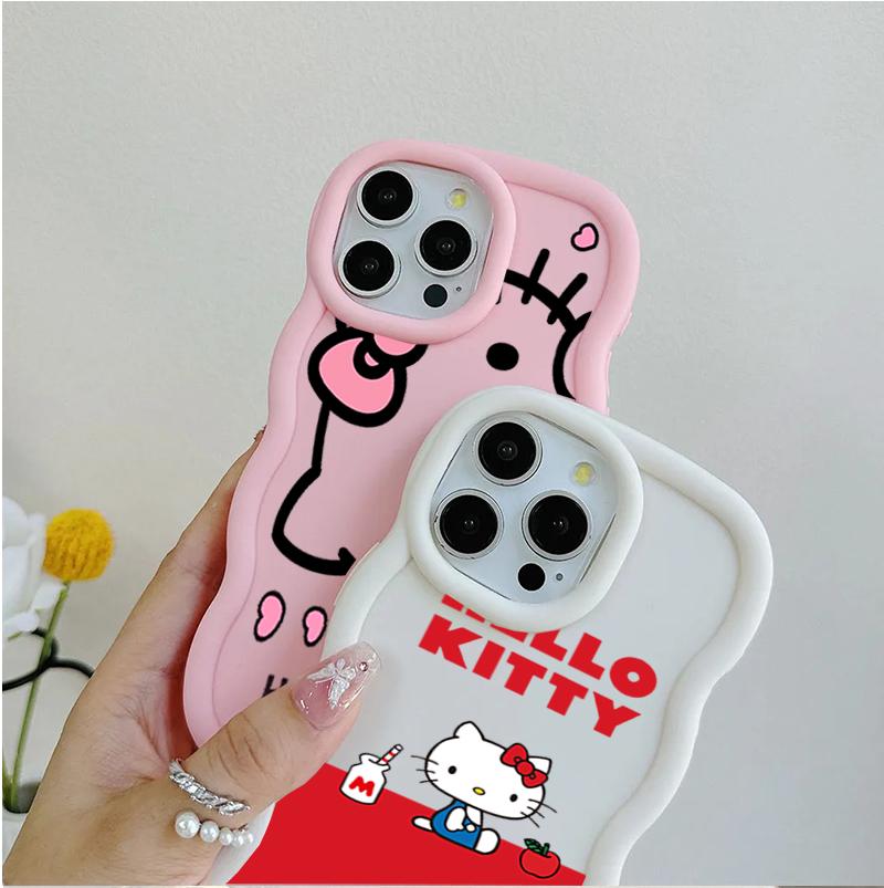 Candy Hello Kitty Bracelet Chain Casing For Samsung Galaxy S26 S25 S24 Ultra Plus A56 A55 A16 A15 A53 A17 A07 A06 A16 5G Case