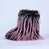 MAO MAO Kurze Baumwollstiefel, Damenschuhe, Warme, groß geschnittene Schneestiefel mit dicker Sohle