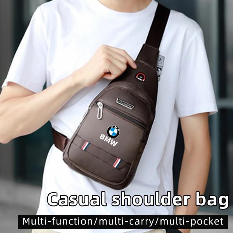BAAW1 Car Sticker For BMW Car Men Chest Bag Crossbody Shoulder Purse Coin Wallet Accessories For BMW E46 E90 E60 F10 E39 F30 E36 F20 E