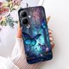 For Infinix Smart 20 4G X6840 Smart20 Phone Case Soft Black Silicone Cover Butterfly Dragon Cat Floral Painting Bumper Funda