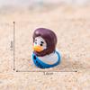 Jesus Loves You Duck Little Yellow Duck Figurine Decorative Accessories Mini Micro-landscape Ornaments