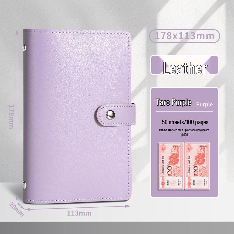 

2025 Книга сбережений и учета наличных с зажимом для банкнот