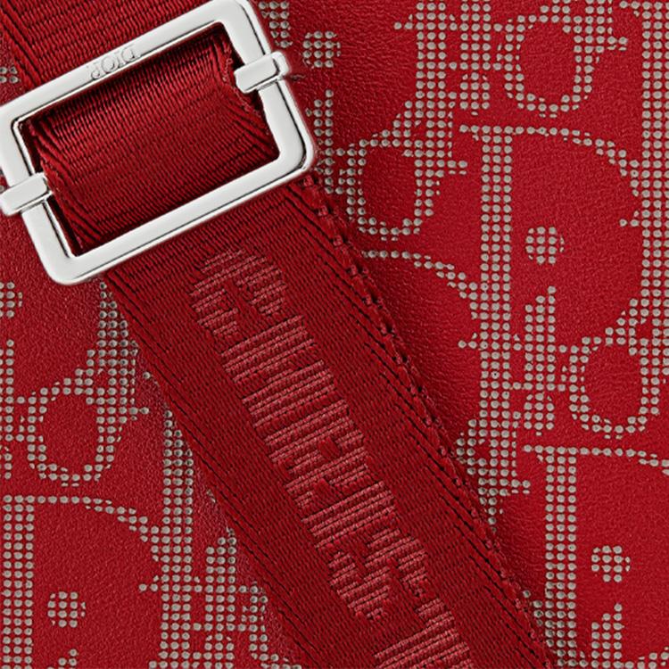 Dior World Tour Oblique Galaxy Print Messenger Bag Men Messenger Bag Red 2ESBC265CLP-H360