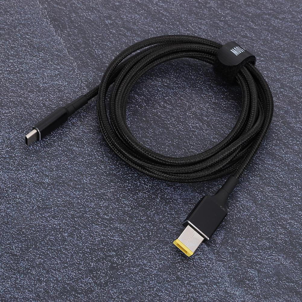 TYPE C To DC Square 4.0 4.5 7.4 Charger Cable Fast Charging Line 100W 5A for Lenovo(For Lenovo Square )
