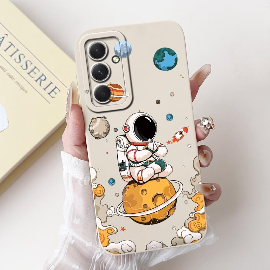 For Samsung Galaxy S24 FE Case SM-S721B Cute Fashion Cartoon Cover Soft TPU Phone Case For Samsung S24 FE S24FE Shell 6.7'' Bags