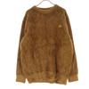 FTC Nylon One Point Embroidery Long Sleeve Fake Fur Trainer S Brown Men's Used