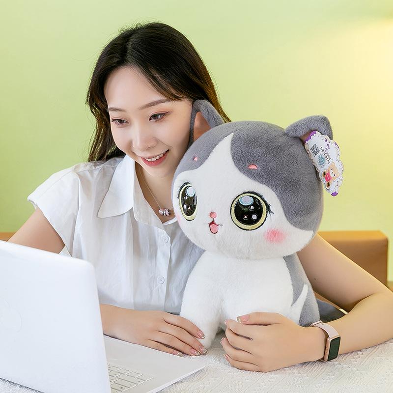 Cute Duoduo Cat Plush Toy Doll Doll Doll Children Comfort Pillow Girls Office Cat Ornaments