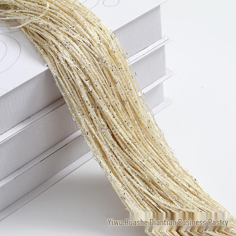 3m Wide Encrypted Silver Wire String Curtain with Tassel - Wedding Decoration & Ceiling Ring