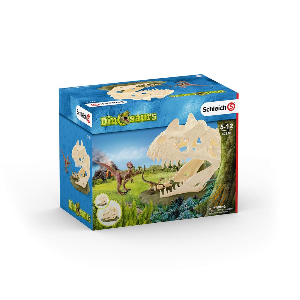 Schleich Giant Dinosaur Skeleton Trap Figure 42348