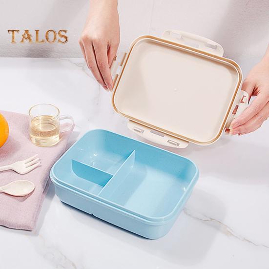 Boîte de rangement de déjeuner, support alimentaire antidérapant, facile à transporter, conteneur de stockage de nourriture familial pratique, fournitures scolaires