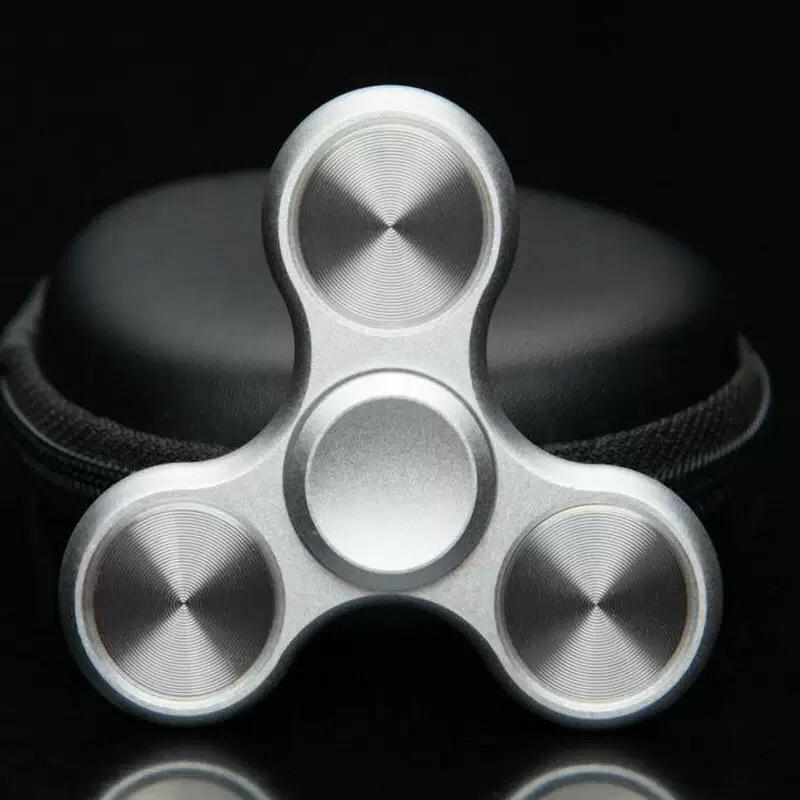 Aluminum Alloy Hand Spinner Edc Heptagonal Electroplate Hybrid Autism Adhd Kid Toy Finger Gyro Metal Bearing Relieve Stress Gift