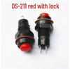 Round Red/Green Button Switch with Locking, Non-Locking & Self-Reset, 10mm Hole (DS-211/213)