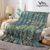 Van Gogh Mandelblüten Flanelldecke Warm Weich Halloween Weihnachten Sofa Warm Gemütlich Dekorative Deko Geschenk für Alle Jahreszeiten