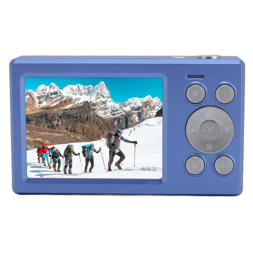 Digital Camera 2.8 Inch + 1.4 Inch Dual Screen Camera HD 1080P 16x Zoom Retro Student Camera for