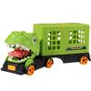 6/12 Dinosaur Model Dinosaur Truck Toys Ejection Function Dinosaur Transport  Toddler Toys