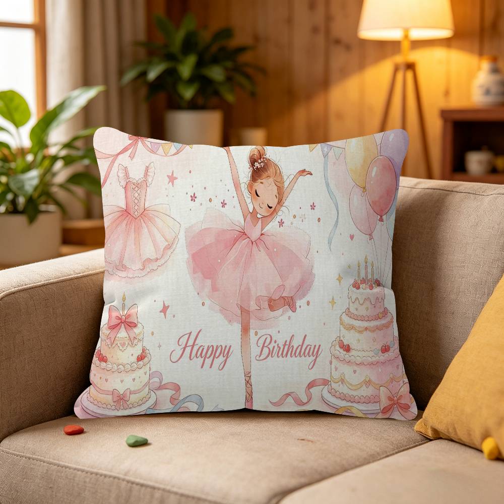 Ballet Princess Pillow Anime Pillow Sofa Bed Head Pillow Cover Cushion Cover Fashion