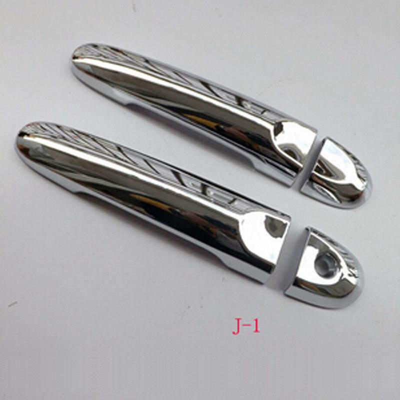 for Nissan Juke 2010 2011 2012 2013 2014 2015 2016 ABS Chrome Door Handle Cover Door Handle Car  Accessories 4 Pcs