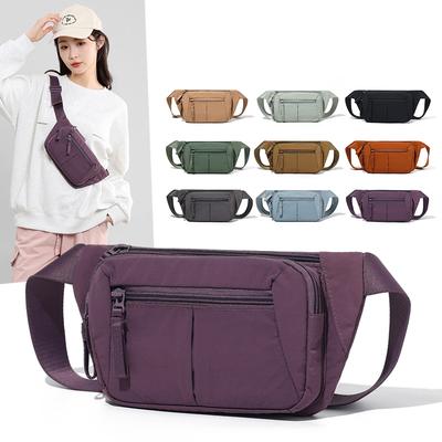 Marsupio da uomo e da donna, multiuso, grande capacità, per sport all'aria aperta, cellulare, portafoglio