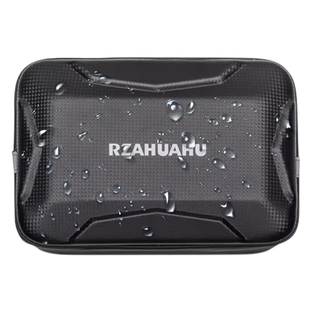 

E-Bike Backrest Storage Bag Hard Shell Waterproof Ebike Trunk Pannier Safety Reflective Hard Shell Electric Vehicle Luggage синий