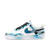 Court Vision 1 Leder Rutschfest Niedrig geschnitten Skateboard-Schuhe Herren Seeblau DH2987-110(Team309-QD)