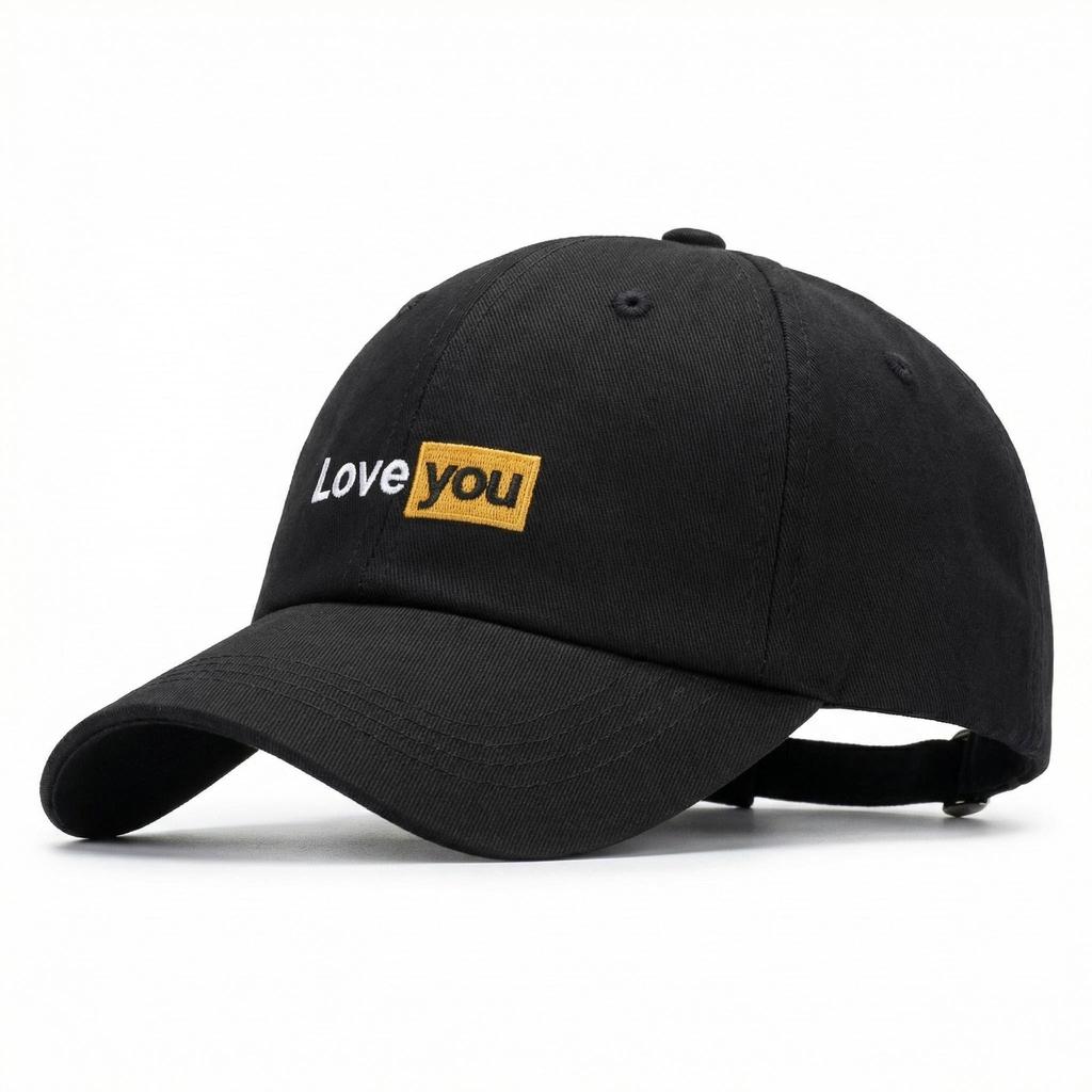 Love You Snapback Cap Cotton Baseball Cap For Men Women Adjustable Hip Hop Dad Hat Bone Garros Casquette