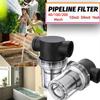 40/100/200 Mesh Pre-filter for Water Line Clear Plastic Garden Watering Filter  Household