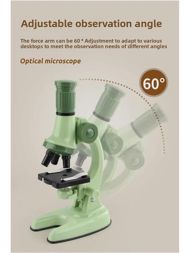 Barnens vetenskapsmikroskopset för grundskoleelever