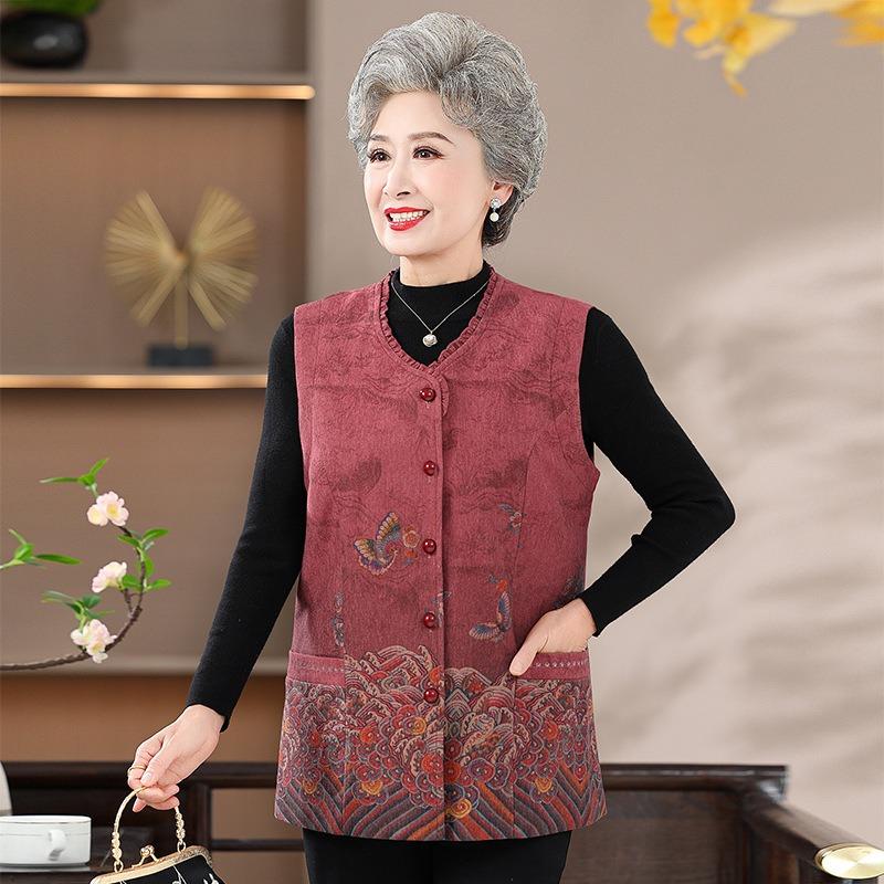 Vesta dámská jarní vesta vesta vesta tenká vesta pro starší dámu