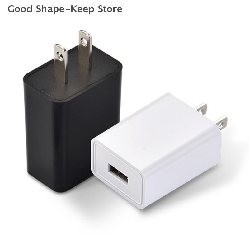 1PC US Adapter 5V 2A Fast Charging UL Plug One USB Port Phone Charging Wall Charger Travel In USA Japan Thailand Canada Colombia