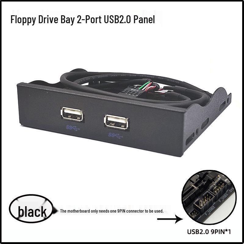 

3,5-дюймова передня панель відсіку для дисковода Floppy з USB 3.0 та подвійними портами USB 2.0